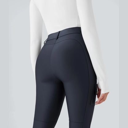 Halara High-Waisted Sheen 7/8 Leggings with Pockets