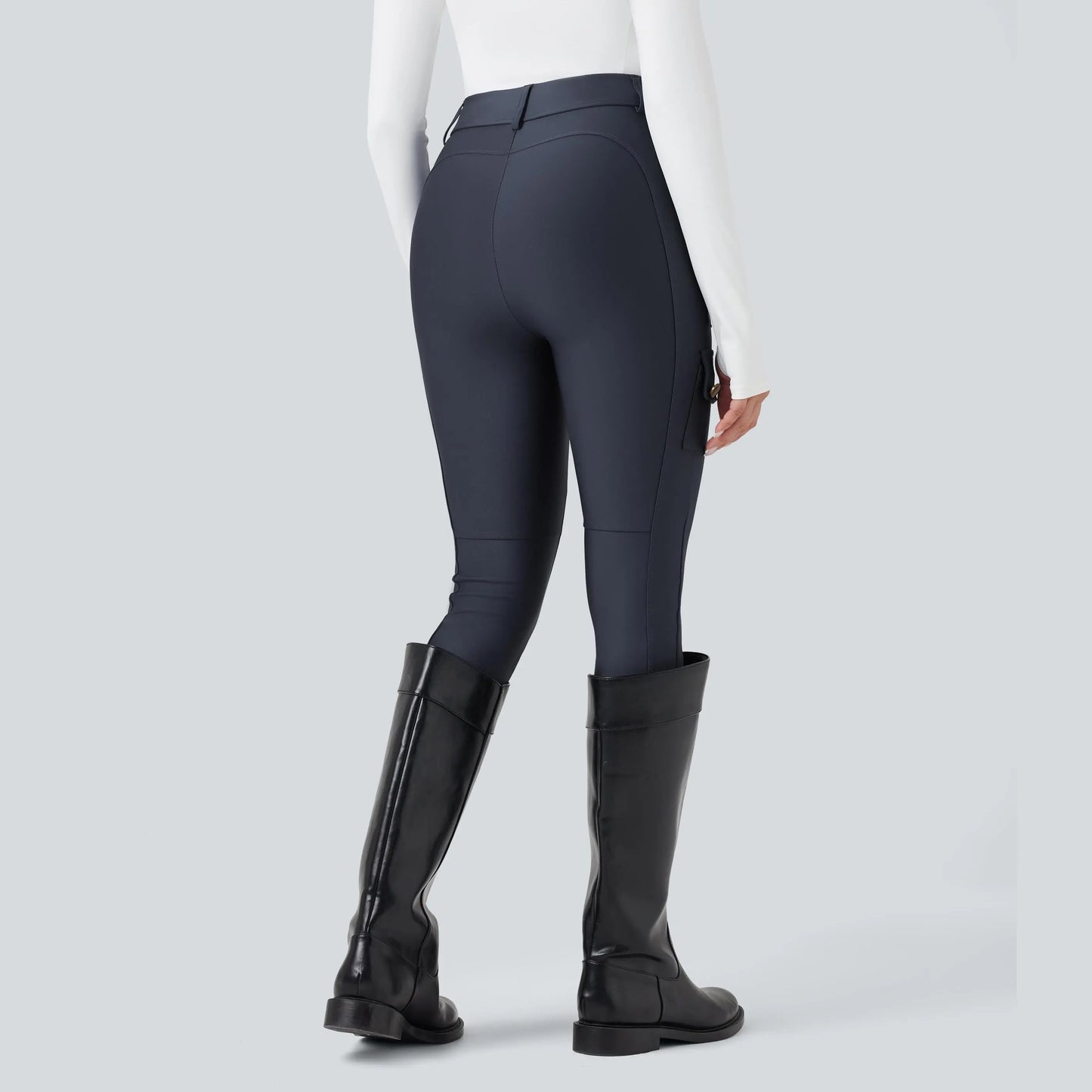 Halara High-Waisted Sheen 7/8 Leggings with Pockets