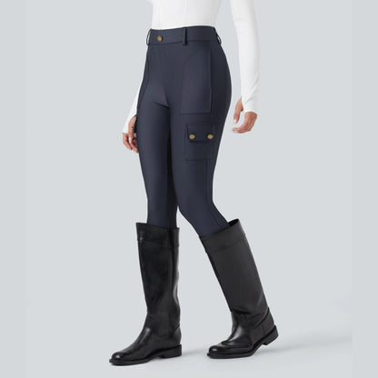 Halara High-Waisted Sheen 7/8 Leggings with Pockets