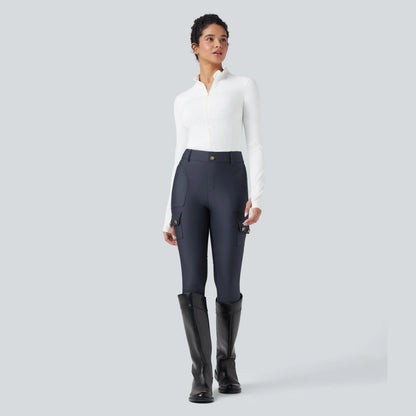 Halara High-Waisted Sheen 7/8 Leggings with Pockets