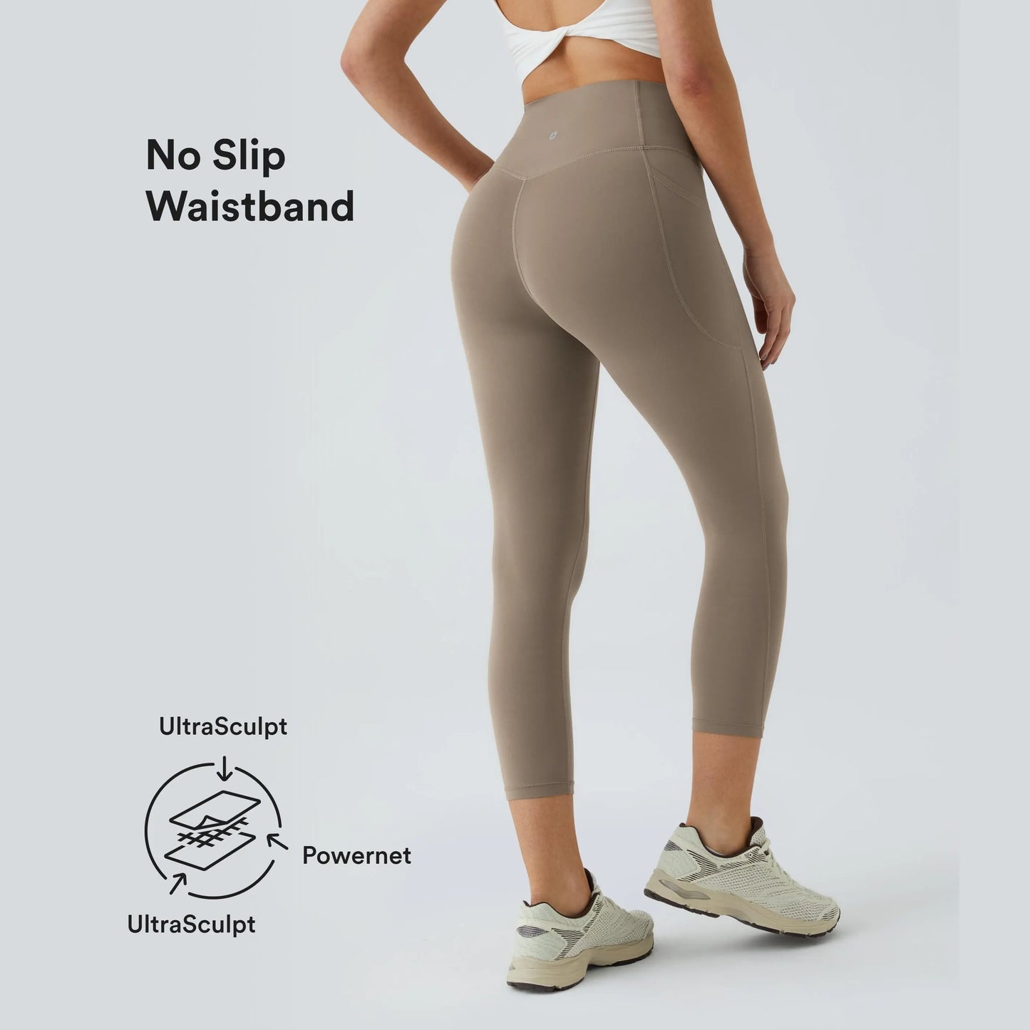 Elevate Your Workout with Halara Ultrasculpt High Waisted Tummy Control Capri Leggings - Perfect for Training and Comfort