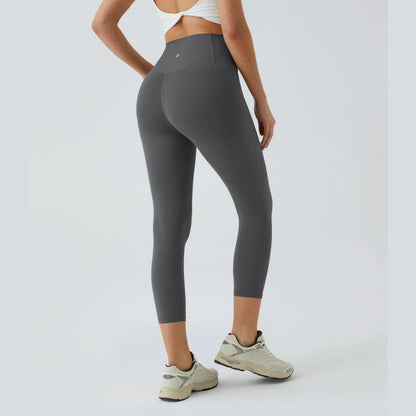 Elevate Your Workout with Halara Ultrasculpt High Waisted Tummy Control Capri Leggings - Perfect for Training and Comfort